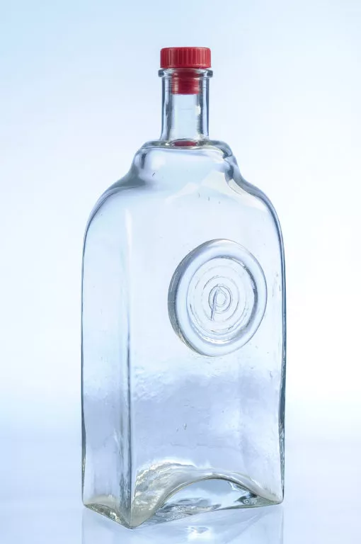 Бутылка стеклянная "Слеза" 2 л,  с крышкой